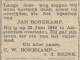 Overlijdens advertentie
de Waarheid 14-7-1945